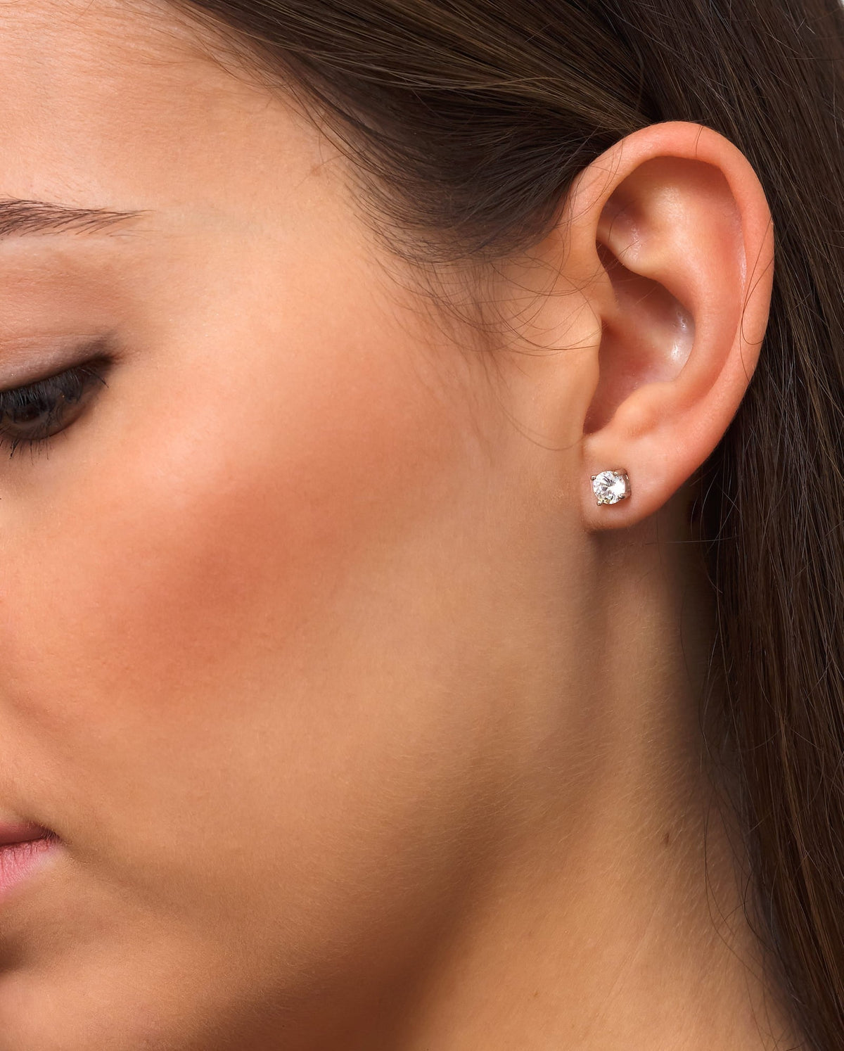 Pendientes de moissanita