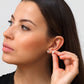 Pendientes de moissanita