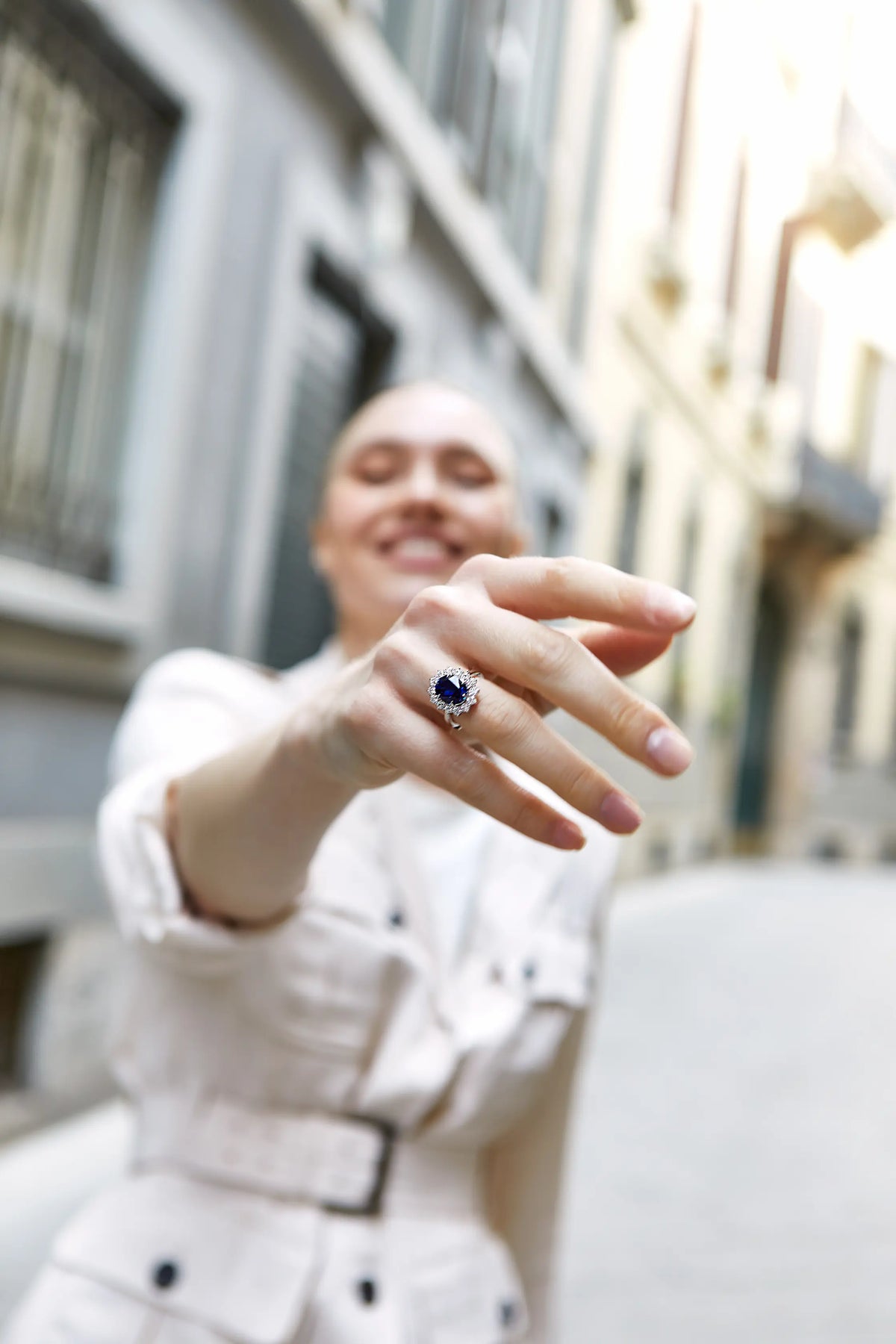 Anillo "Diana" Zafiro Étoile™