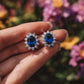 Pendientes de Zafiro Diana
